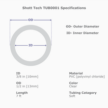 Load image into Gallery viewer, PVC Soft Tubing, ID 10mm, OD 13mm
